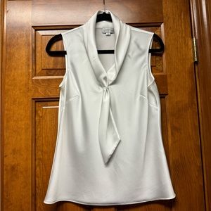Tahari Arthur S Levine White Tank Top XS